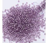 Perle De Rocaille Intérieure De Couleur Argent 2mm,Perles Artisanales En Verre,Bracelets,Collier,Anneau,Fabrication De Graine Pour Artisanat D'art - Type [Pz913]-2mm 1200pcs-Bottle