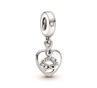 Perle de verre Femme Pandora FRIENDS FOREVER HEART