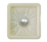Perle d'eau douce naturelle certifiée de 55Carat, pierre précieuse de 9,25 Ratti, forme ronde de 8,41 carats, signe astrologique du zodiaque Verseau, astronomie et astrologie