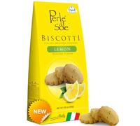 Perle di Sole - Biscuits au Citron, 200 g - Biscuits Artisanaux Parfumés au Citron - Ligne Break Time, Douceur Méditerranéenne et Goût Authentique Made in Italy