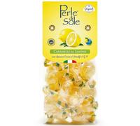 Perle di Sole - Bonbons au Citron Costa d’Amalfi I.G.P. avec Huile Essentielle de Citron, 200 g - Douceur Méditerranéenne au Cœur de la Côte Amalfitaine - Sans Gluten, Made in Italy
