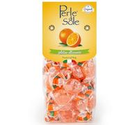 Perle di Sole - Gelées aux Fruits saveur Orange avec Véritable Jus de Fruit, 200 g - Douces Délices Méditerranéennes aux Agrumes Italiens - Douceur Naturelle Made in Italy, Sans Gluten
