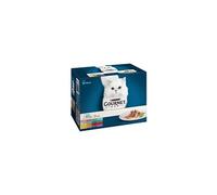 Gourmet Perle Duo A La Viande Et Au Poisson - Sachets Fraicheur - Pour Chat Adulte - 12 X 85 G G