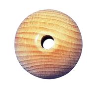 Perle En Bois Ø 50 Mm Boule Percée Ø 8 Mm