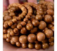 Perle En Pierre Naturelle De 4 À 12mm,En Lave,Jaspe,?Il De Tigre,Agate,Quartz,Ronde,Pour La Fabrication De Bijoux,Bracelet,Cadeau Du Nouvel An - Type Wood Jasper-8mm Approx 45 Beads