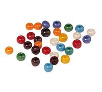 Perle En Verre Grand Trou Ø 6,7 Mm Assortiment