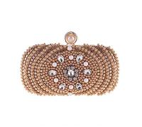 Perle Evening Bag Femme's Clutch Hard Small Square Sac Bag Slant Cross