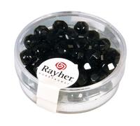 Perle Facettée En Verre, Ø 6mm, Praliné, 6 Mm Ø, Boîte 50 Pièces