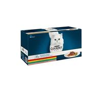 Gourmet - les filettines en sauce : boeuf, poulet, lapin, saumon (60x85g)