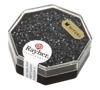 Perle - MIYUKI - Delica - 1,6 mm - Métallic anthracite - Verre japonais