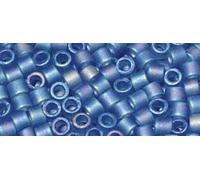 Perle Miyuki Delica 10/0 Dbm862 Rainbow Transp. Dépoli Bleu1