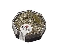 Rayher Perles de Rocailles Delica p. bijoux 2,2mm ø métallique argenté, 14750606, Large