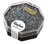 Perle Miyuki Delica 11/0 DB111 Rainbow transp. bleu clair