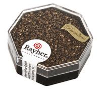 Rayher Perles Miyuki Delica-Rocailles 1,6mmø bt 4g métal. topaze fumée, 14760563