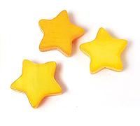 Perle nacrée étoile brillante pêche 14 x 14 mm. 250 g. 356u. Env.