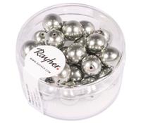Perle Nacrée Renaissance Argent Ancien 8 Mm 25 Pièces