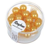 Rayher Renaissance 14402161 Lot de 25 Perles de Cire en Verre 8 mm
