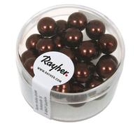 Perle Nacrée Renaissance Praliné 8 Mm 25 Pièces