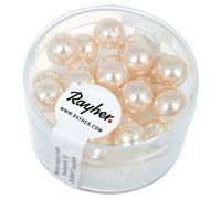 Rayher Renaissance Perles de Cire en Verre Ø 8 mm Rose poudré Boîte de 25 pièces