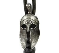 Perle Paracorde en Laiton Design Casque Classique - Breloque en Paracorde Décorative Moulée à la Main pour Artisanat, Bracelets de Survie, Tirettes de Fermeture, Sacs à dos, Porte-clés et Accessoires
