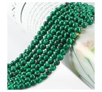 Perle Pierre Naturelle,45 pièces 8mm Malachite Pierre Naturelle pour Bracelet,Perles pour Bracelet Bijoux