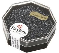 Perle - Rayher - Oeil de chat - Anthracite - 2,2 mm - 8 g