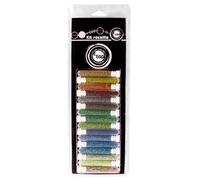 MÉGACRÉA Perle Rocaille 15 Tubes 7 g Métallisé + fermoirs e