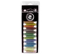 Perle Rocaille 15 tubes 7 g Métallisé + fermoirs et fil