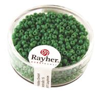 Perle Rocaille 2 Mm Opaque Vert 17 G