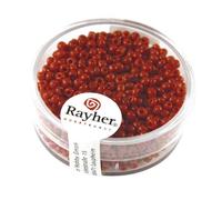 Rayher – Rocailles 1406318 – 2 mm, opaques – Boîte 17 g, Rouge Rouge G