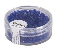 Perle Rocaille 2 Mm Transparentes Bleu Foncé 17 G