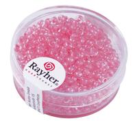 Perle Rocaille Arktis Lustrée Rose Tendre 2,6mm 17 G