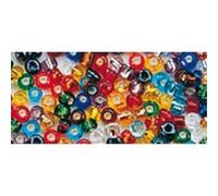 Perle rocaille - Assortiment - Garniture argent -Ø2,6mm-16 g Multicolore G