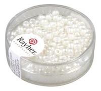 Perle rocaille cirée - Blanc - 2,6 mm Blanc G