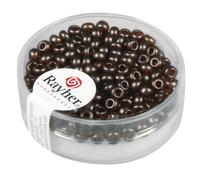Perle Rocaille Cirée Brun 2,6 Mm
