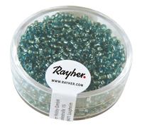 Perle Rocaille Garniture Argenté 2 Mm Turquoise 17 G