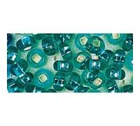 Perle rocaille - Jade - Garniture argent - Ø 2,6 mm - 16 g Vert G