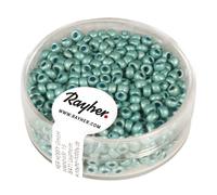 Perle Rocaille Metallic Dépolies Turquoise 2,6 Mm 17 G