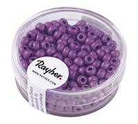 Perle Rocaille Metallic Dépolies Violet 4 Mm17 G