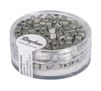 Perle Rocaille Metallic Dépolis Dés Argenté Brillant 3,4 Mm 15 G