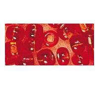 Perle rocaille - Orange - Garniture argent - Ø 2,6 mm - 16 g Orange G
