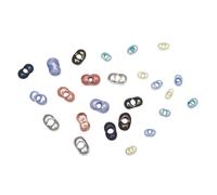 Perle Rocaille Papillon 2x4 Mm Doré Brillant 18 G