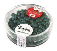 Perle Rocaille Papillon 3,2x6,5mm Turquoise 18 G
