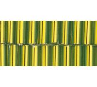 Perle Rocaille Tube Garniture Argentée Vert Clair 15 G