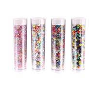 Perle Rocaille Tubes 8 G Multicolore 4 Pièces