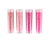 Perle Rocaille Tubes 8 G Rose 4 Pièces