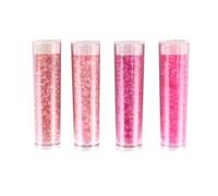 Perle Rocaille tubes 8 g Rose 4 pièces