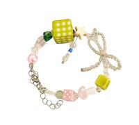 Perle vibrante en forme de bonbon avec nœud pour adolescents et enfants à la recherche de mode et d'individualité