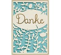 Perleberg Lifestyle Collection Cartes de remerciement affectueuses avec effet métallique 11,6 x 16,6 cm