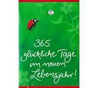 Perleberg Mini carte d'anniversaire avec enveloppe - Motif coccinelle et autocollant en cristal - 5,2 x 7,4 cm